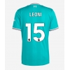 Camisa de Futebol Liverpool Giovanni Leoni #15 Equipamento Alternativo 2025-26 Manga Curta Camisa de Futebol Liverpool Giovanni Leoni #15 Equipamento Alternativo 2025-26 Manga Curta